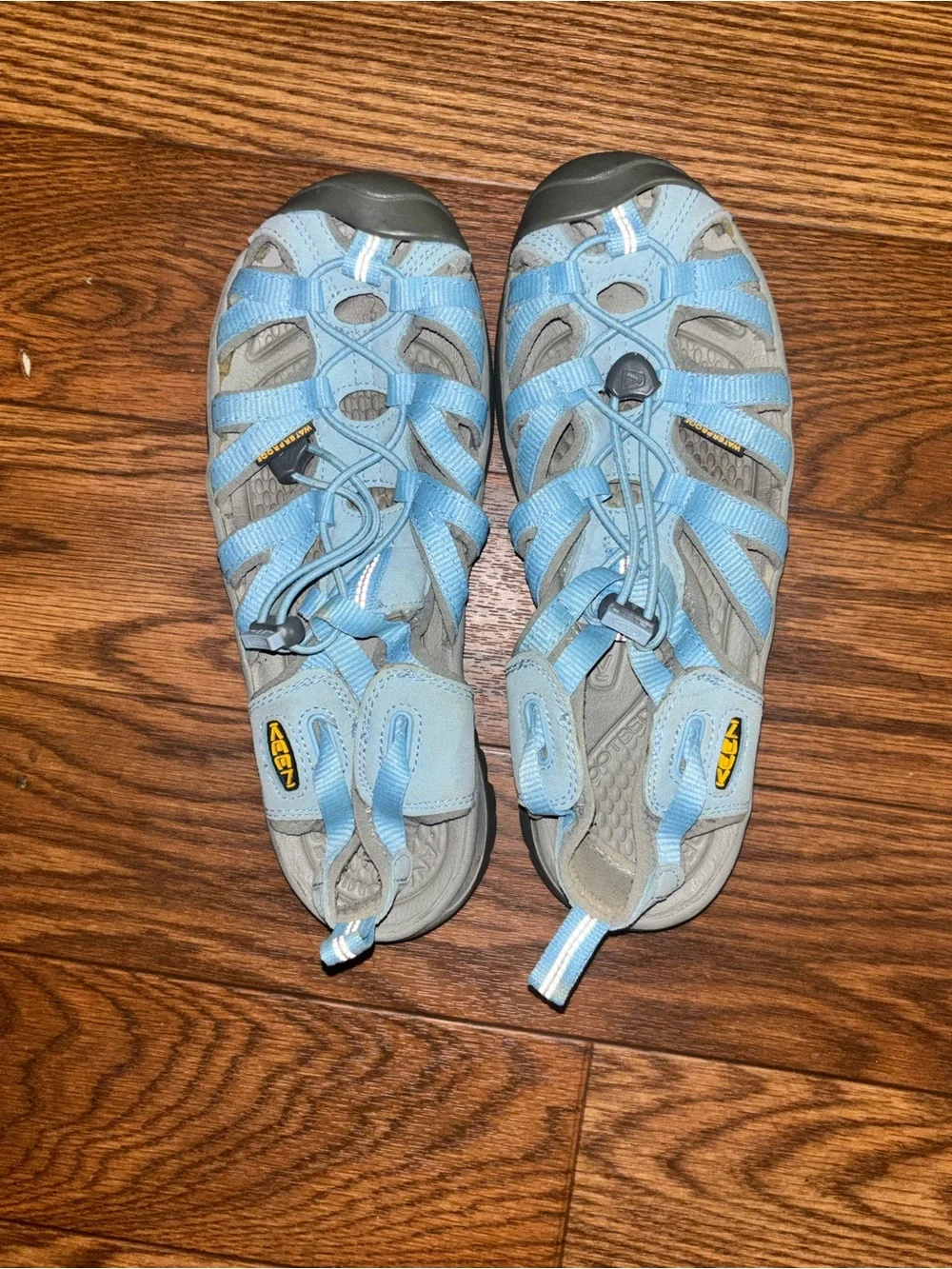 Women's Keen Whisper Size 8 Alaskan Blue Gray Waterproof Sandals - Picture 5 of 7